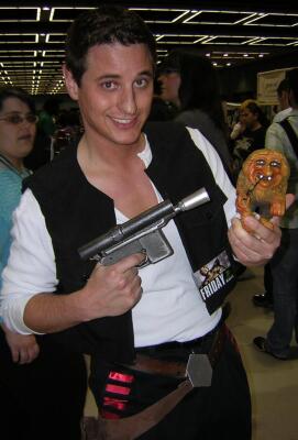 Torvald with Han Solo